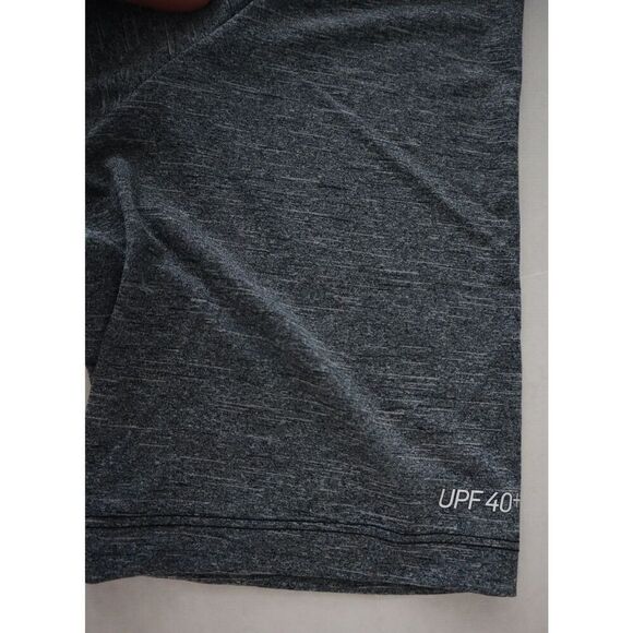 Nike Swim NESSC677 Men's Sz S Gray Heather Dri-FIT Hydroguard UPF 40+ S/S Shirt - Picture 6 of 8